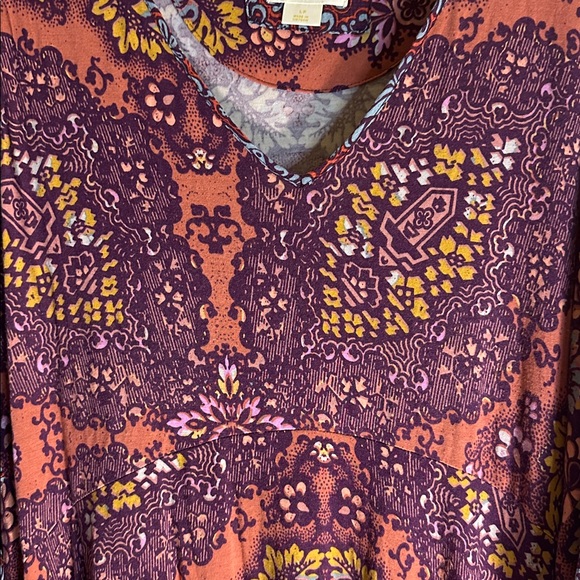 Maeve by Anthropology Multicolor Patterned Top sz LP - Picture 5 of 8